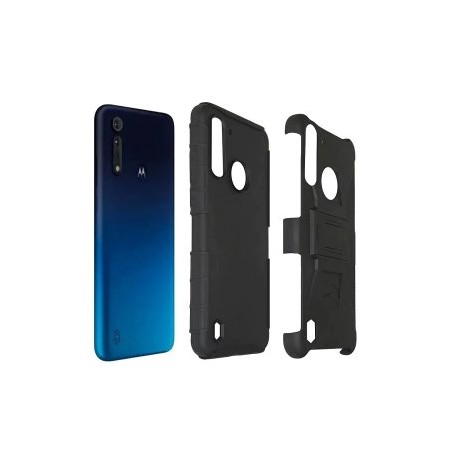 FUNDA USO RUDO CLIP 3 EN 1 PARA MOTOROLA MOTO G8 POWER LITE