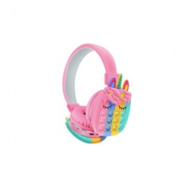 AUDIFONOS INALÁMBRICOS BLUETOOTH POP IT UNICORNIO