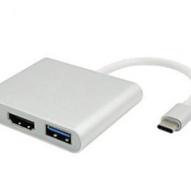 ADAPTADOR CONVERSOR USB C – HDTV USB 3.0 USB C OTG